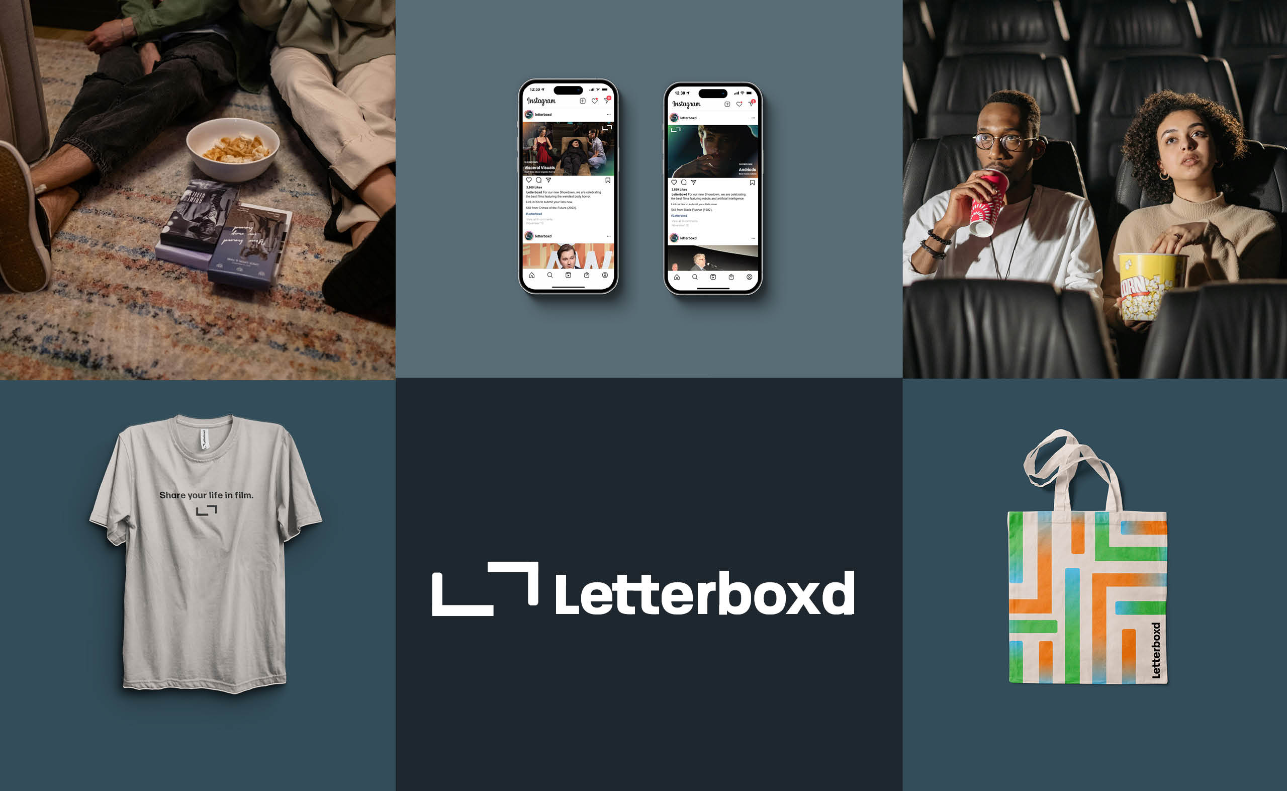 Letterboxd Identity Rebrand & App UI Design.