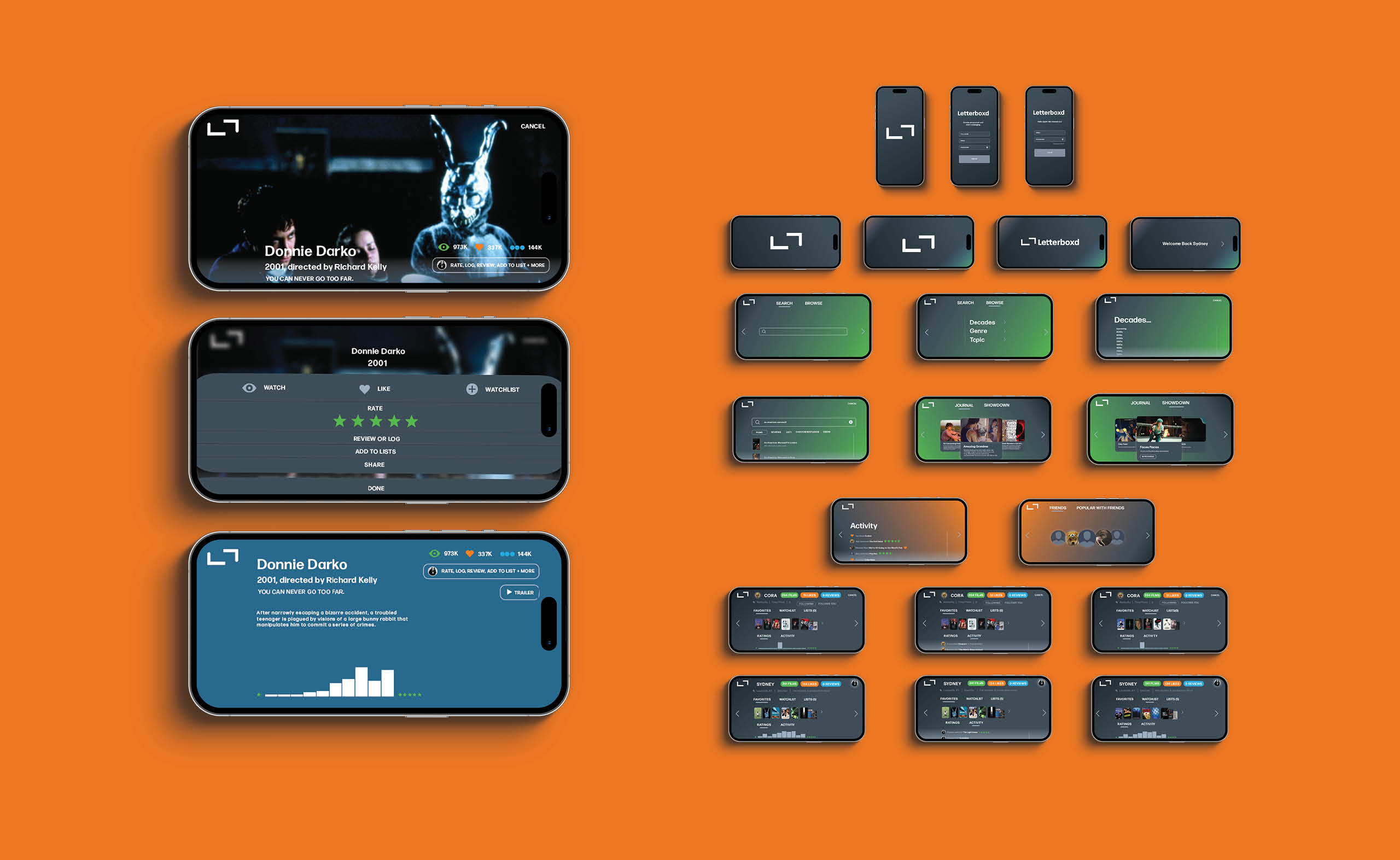 App UI Design Screen Mockups.
