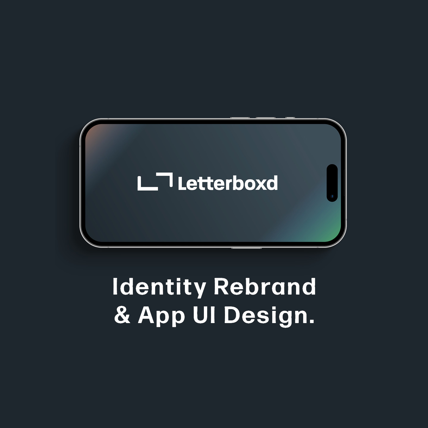 Letterboxd Identity Rebrand & App UI Design